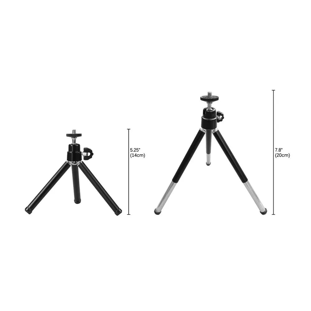 Lightweight Folding Mini Desktop Tripod for Webcams and Small Cameras
