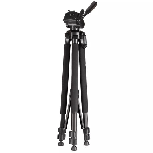 66 Inch Heavy Duty Camera Tripod with 3-Way Panhead and Quick Release Plate